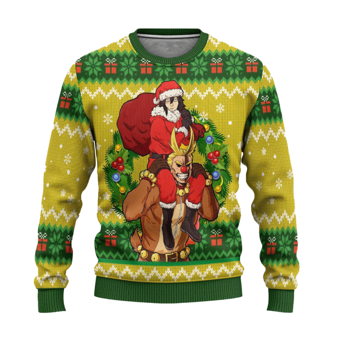 Aizawa My Hero Academia Anime Ugly Christmas Sweater Xmas Gift