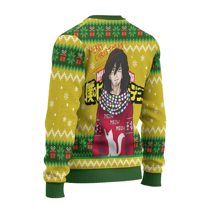 Aizawa My Hero Academia Anime Ugly Christmas Sweater Xmas Gift - Image 2
