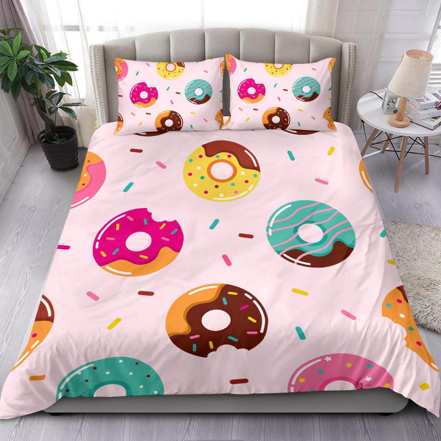 Cute Donut Bedding Set Bedding Set Duvet Cover And 2 Pillowcases - Image 2