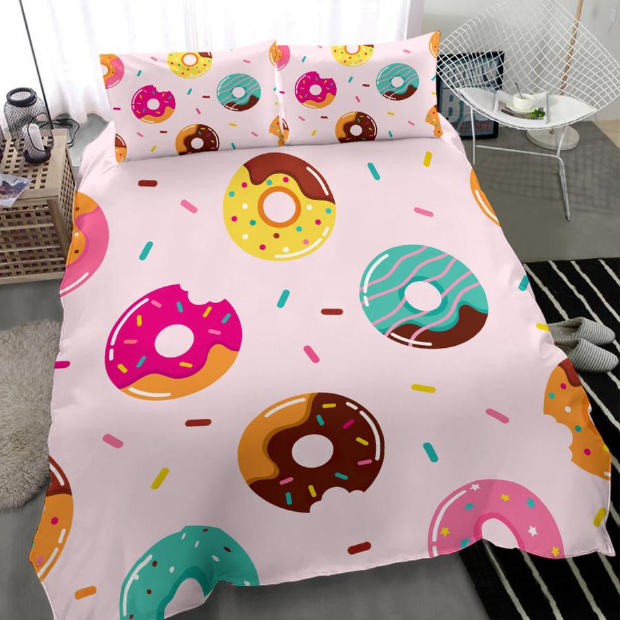Cute Donut Bedding Set Bedding Set Duvet Cover And 2 Pillowcases - Image 3