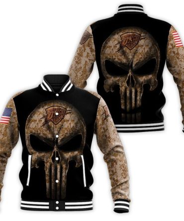 Limited Edition Skull Camo Varsity Jacket - Unisex, Stylish & Warm - Perfect For Fans & Trendsetters