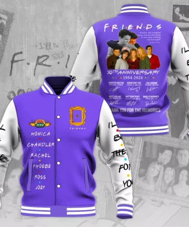Celebrate 30 Years Of Friends With This Exclusive Anniversary Varsity Jacket - Limited Edition!
