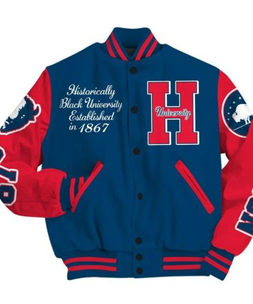 Limited Edition Hbcu Varsity Jacket - Blue/Red, 1867 Heritage, Stylish & Warm