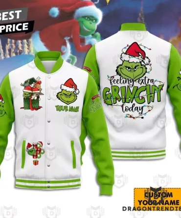 Festive Grinch Santa Jacket - Customizable Holiday Cheer For Grinch Fans!