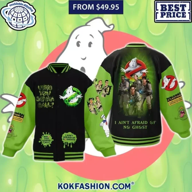 Ghostbusters Varsity Jacket – Iconic Movie Design For Fans , From $49.95