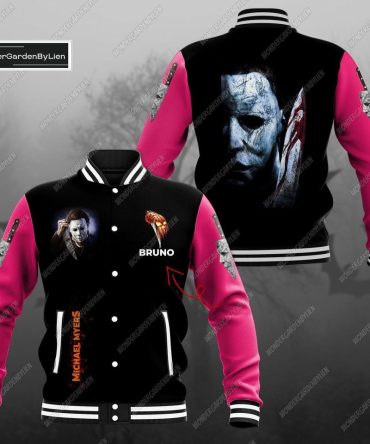 Michael Myers Custom Varsity Jacket - Horror Movie Fan Gift, Personalized Halloween Apparel