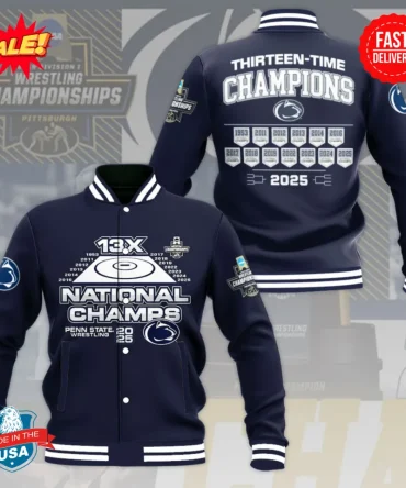 Limited Edition 13X National Champs Varsity Jacket – Fast Delivery, Made In Usa