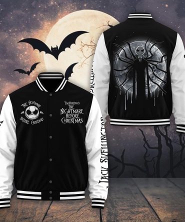 Nightmare Before Christmas Varsity Jacket - Spooky Style For Fans