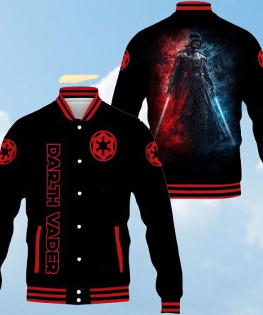 Darth Vader Varsity Jacket - Epic Star Wars Design , Unisex Fandom Apparel
