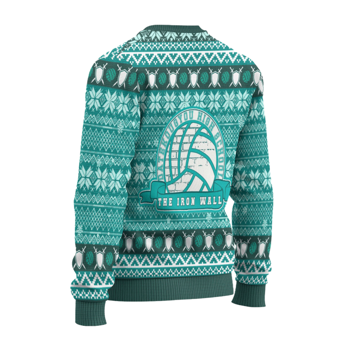 Cozy Anime Volleyball Team Sweater - Unisex Winter Knitwear For Fans - Image 2