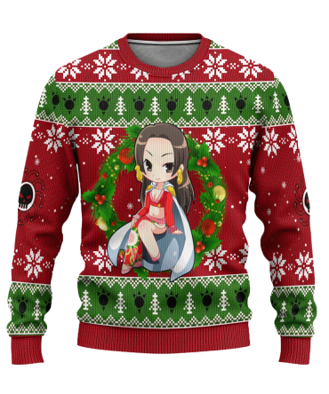 Boa Hancock One Piece Anime Ugly Christmas Sweater Xmas Gift