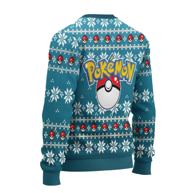Cozy Snorlax Christmas Sweater - Festive Pokémon Holiday Knit Jumper - Image 2