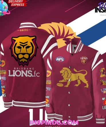 Afl Brisbane Lions 2024 New Special Baseball Jacket