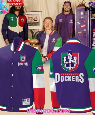 Afl Fremantle Dockers 2024 Special Edition Baseball Jacket