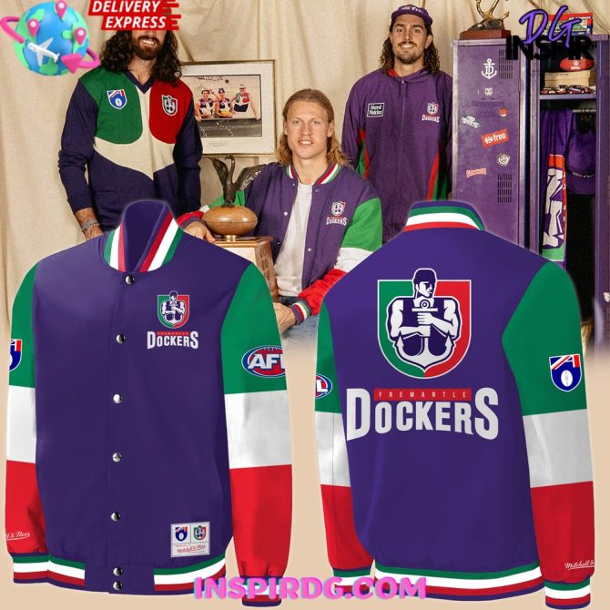 Afl Fremantle Dockers 2024 Special Edition Baseball Jacket