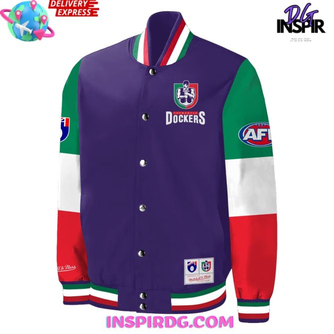 Afl Fremantle Dockers 2024 Special Edition Baseball Jacket - Image 2