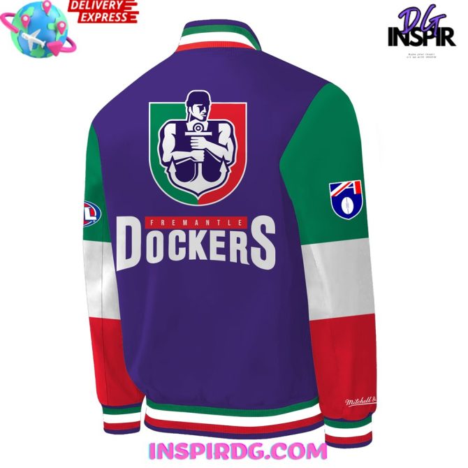 Afl Fremantle Dockers 2024 Special Edition Baseball Jacket - Image 3