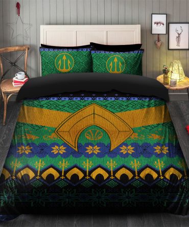 Aquaman Christmas Bedding Set Duvet Cover And 2 Pillowcases