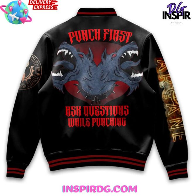 Arcane League Of Legends Vi Special Edition Varsity Jacket - Image 4