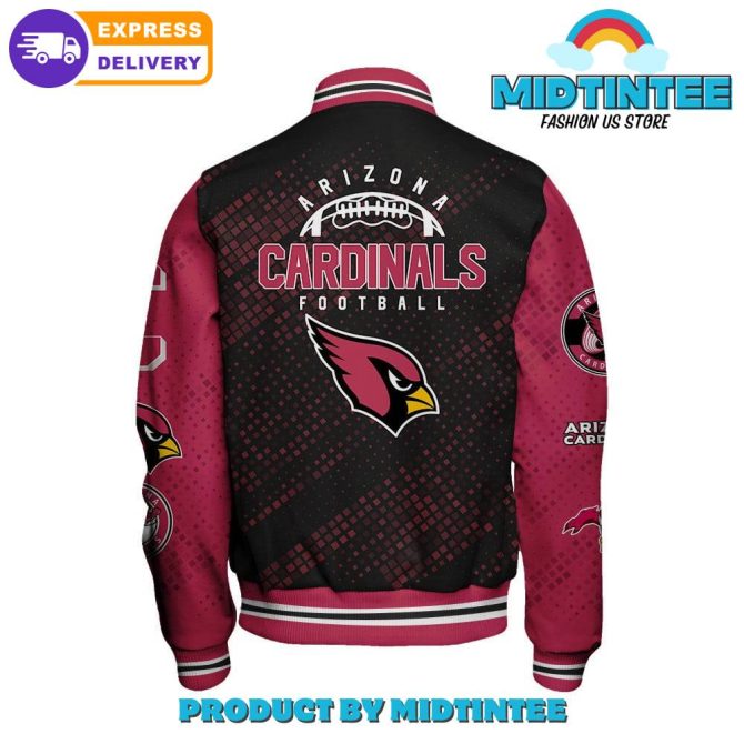 Arizona Cardinals 2024 Nfl Pattern Baseball Jacket - Image 3