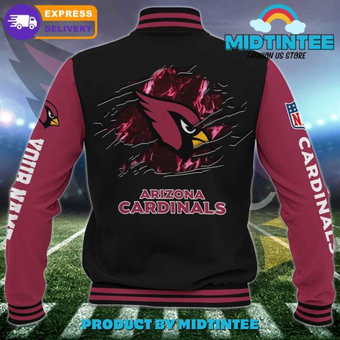 Custom Arizona Cardinals Varsity Jacket - Personalized Nfl Fan Gear With Fast Delivery - Image 3