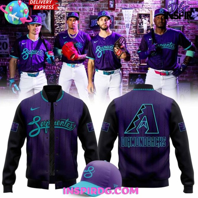 Arizona Diamondbacks Serpientes City Connect 2025 Varsity Jacket