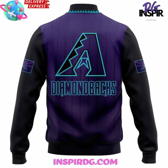 Arizona Diamondbacks Serpientes City Connect 2025 Varsity Jacket - Image 3