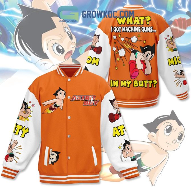 Astro Boy Retro Varsity Jacket – Bold Anime Design & Vibrant Colors – Stand Out Style!