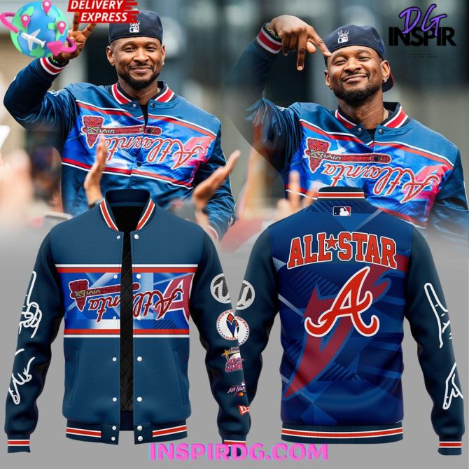 Atlanta Braves X Usher 2025 All-Star Baseball Jacket