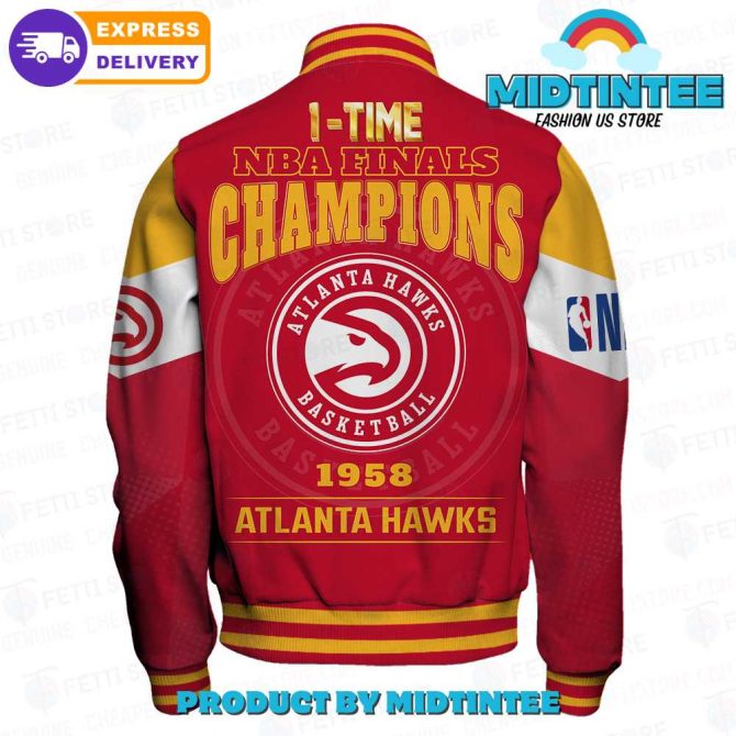 Atlanta Hawks Nba Finals Champions Varsity Jacket - Limited Edition Fan Gear - Image 3