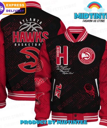 Atlanta Hawks Bomber Jacket - Stylish Fan Gear With Fast Shipping