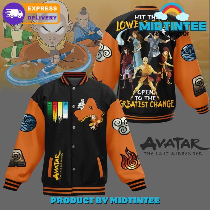Avatar The Last Airbender Varsity Jacket - Unisex Anime Fan Apparel With Express Delivery
