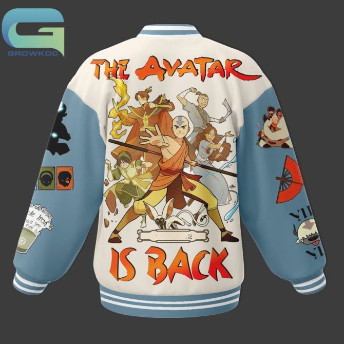 Avatar Themed Varsity Jacket - Unique Anime Design, Perfect For Fans! - Image 3
