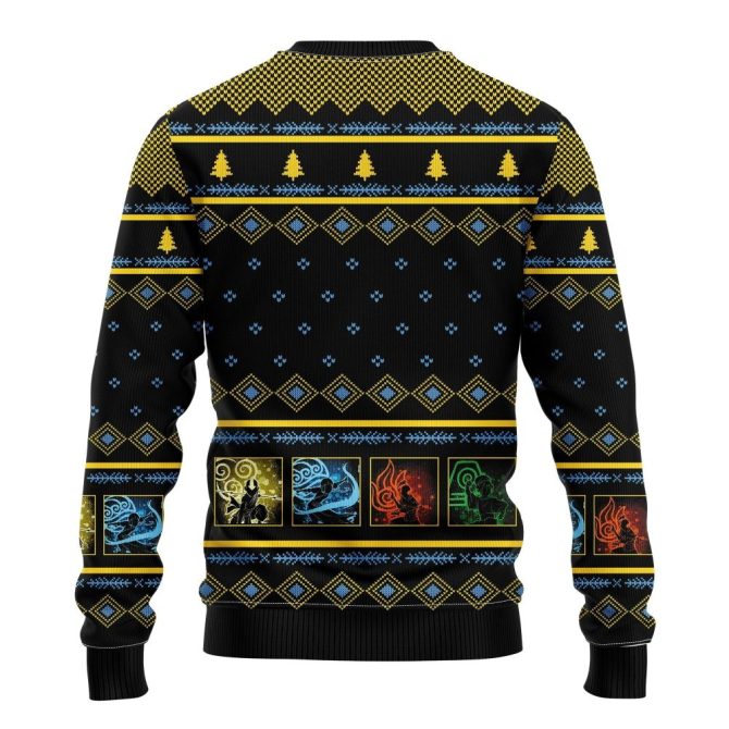 Avatar Last Airbender Ugly Christmas Sweater Amazing Gift Idea Thanksgiving Gift - Image 2