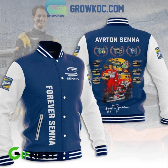 Ayrton Senna Tribute Jacket - Iconic Racing Design, Limited Edition Bomber
