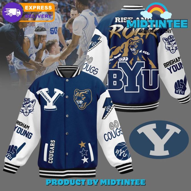 Byu Cougars Varsity Jacket - Retro Style, Fast Delivery, Perfect For Fans!
