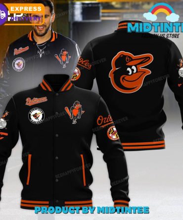 Baltimore Orioles Mlb Black Baseball Jacket