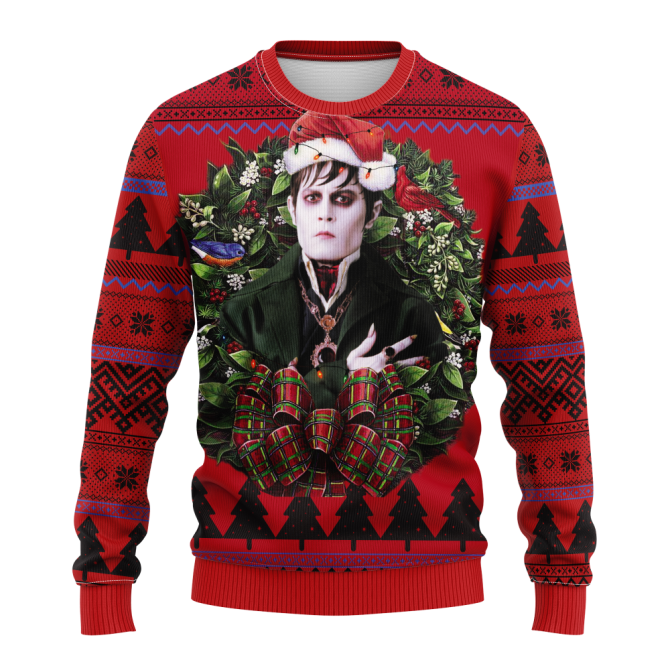 Barnabas Collins Dark Shadows Noel Mc Ugly Christmas Sweater Thanksgiving Gift - Image 3