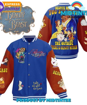Beauty And The Beast Varsity Jacket – Express Delivery, Unisex Disney Fan Gift, Colorful Design