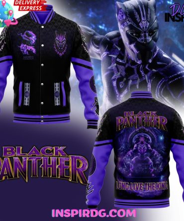 Black Panther Long Live The King Baseball Jacket