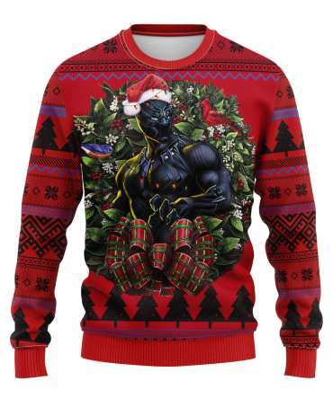 Black Panther Noel Mc Ugly Christmas Sweater Thanksgiving Gift
