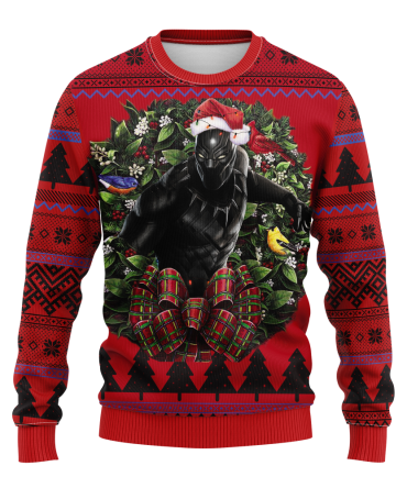 Black Panther Noel Mc Ugly Christmas Sweater Thanksgiving Gift