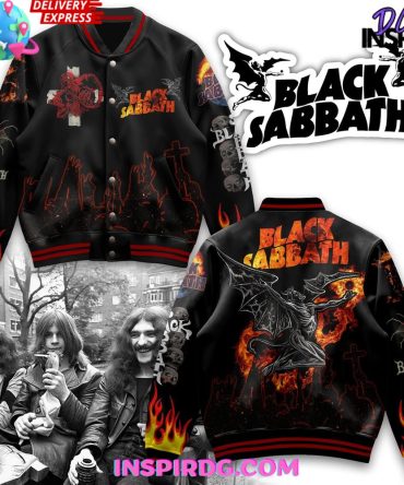 Black Sabbath Hellfire Limited Edition Varsity Jacket