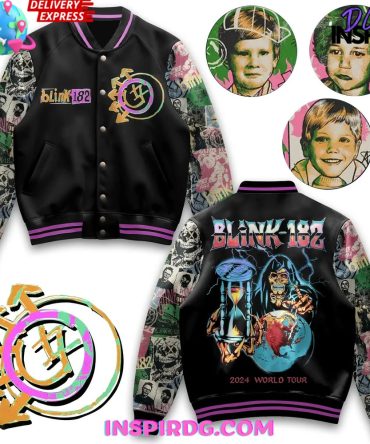 Blink-182 World Tour 2024 Special Varsity Jacket