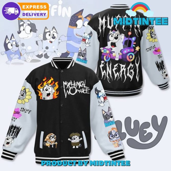 Bluey Muffin Energy Baseball Jacket