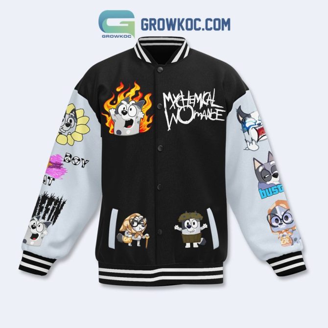 Colorful Cartoon Dog Graphic Varsity Jacket - Unique Streetwear For Kids & Teens - Image 2