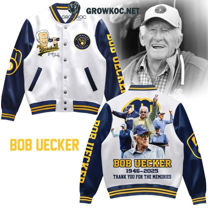 Bob Uecker Tribute Jacket 1946-2023 - Limited Edition Baseball Memorabilia Apparel