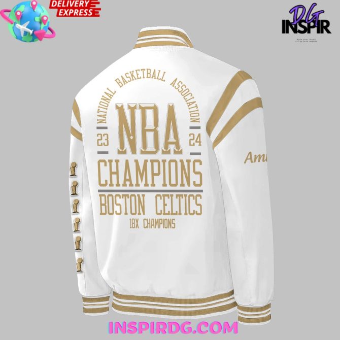 Boston Celtics 18X Nba Champions Special Jacket - Image 3