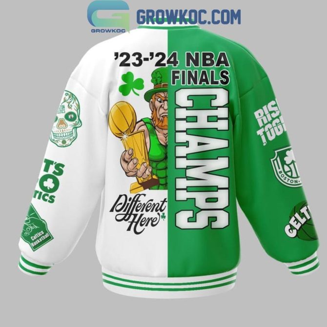 Boston Celtics '23-'24 Nba Finals Champs Varsity Jacket - Limited Edition Fan Gear - Image 3