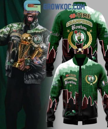 Celebrate Champions: Boston Celtics 18-Time Champs Jacket – Perfect Gift For Fans!